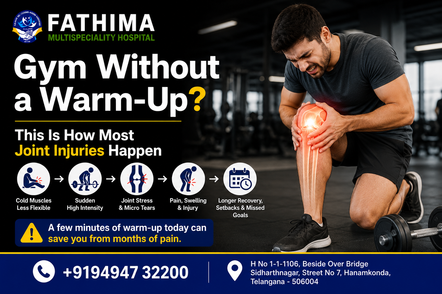 Joint Pain Without Warmup