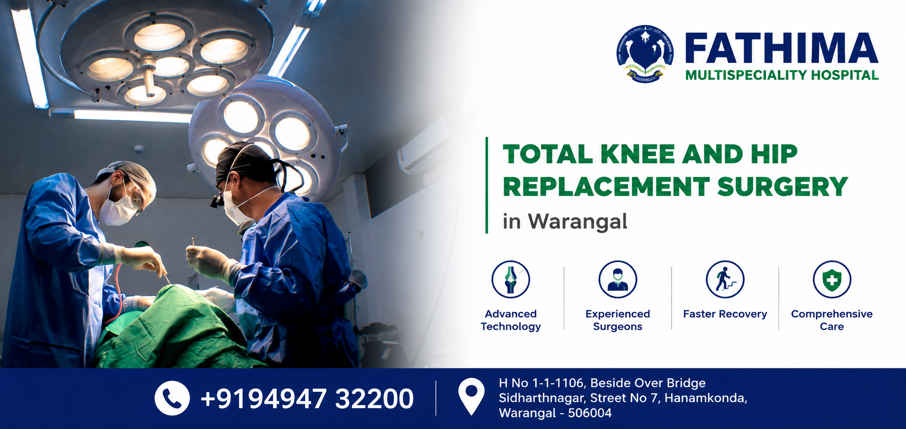 Total Knee & Hip Replacement Surgery in Warangal
