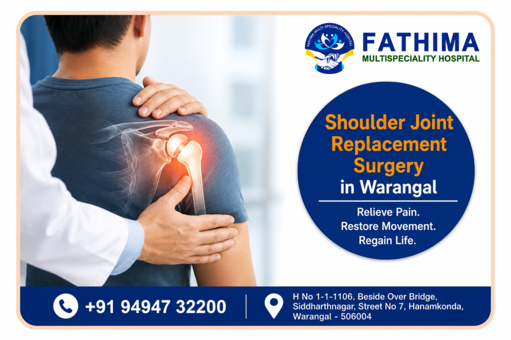 shoulder joint replacement surgery in Warangal