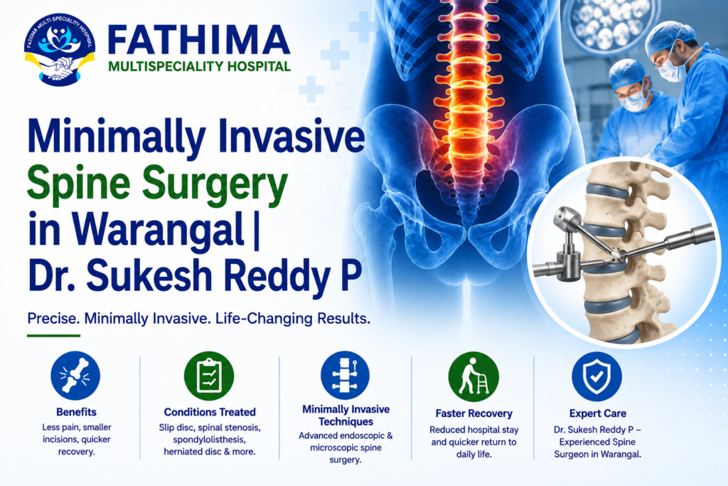 minimally invasive spine surgery in Warangal